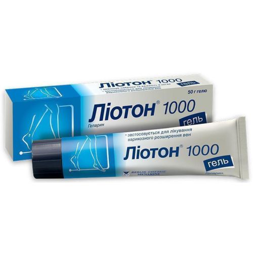 Лиотон 1000 гель 50 г - фото №1 Лиотон 1000 гель 50 г