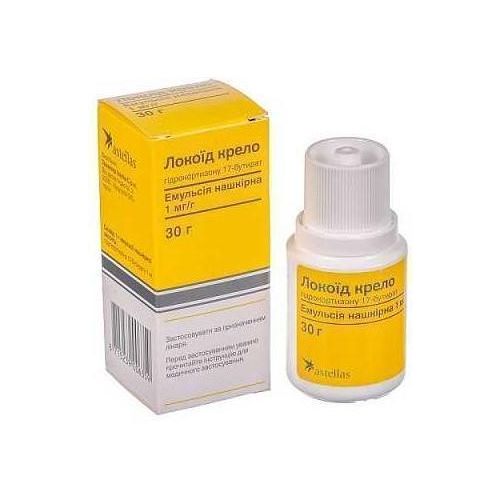 Локоид Крело 0,1% эмульсия накожная 30 мл - фото №1 Локоид Крело 0,1% эмульсия накожная 30 мл