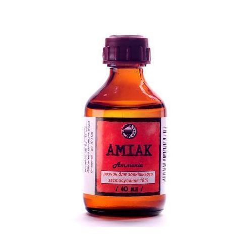 Аммиака раствор 10% 40 мл - фото №1 Аммиака раствор 10% 40 мл