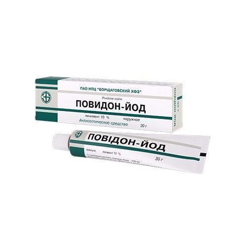 Повідон йод лінімент 10% 30 г - фото №1 Повідон йод лінімент 10% 30 г