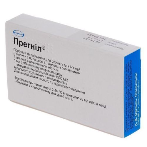 Прегніл 1500 МО порошок для розчину №3 - фото №1 Прегніл 1500 МО порошок для розчину №3