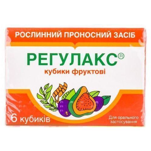 Регулакс фруктовые кубики №6 - фото №1 Регулакс фруктовые кубики №6