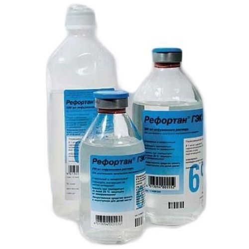 Рефортан Н ГЕК 6% раствор инфузий 6% 500мл №10 флакон - фото №1 Рефортан Н ГЕК 6% раствор инфузий 6% 500мл №10 флакон