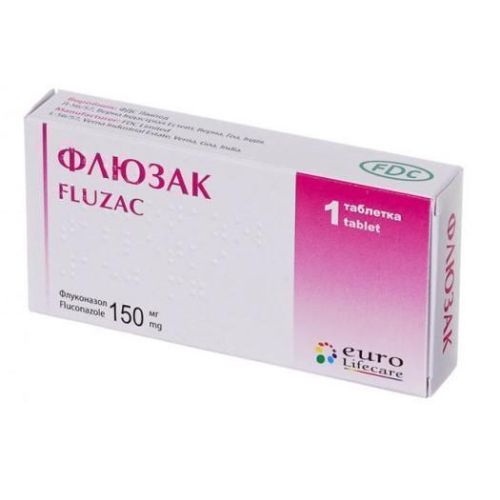 Флюзак 150 мг таблетки №1 - фото №1 Флюзак 150 мг таблетки №1