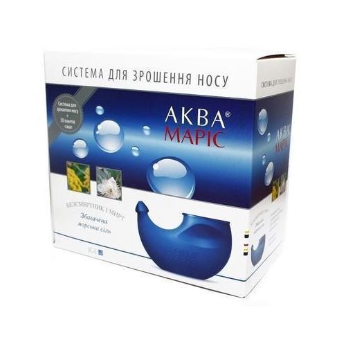 Аква Марис устройство для промывания носа + пакетики-саше с обогащенной травами солью №30 - фото №1 Аква Марис устройство для промывания носа + пакетики-саше с обогащенной травами солью №30