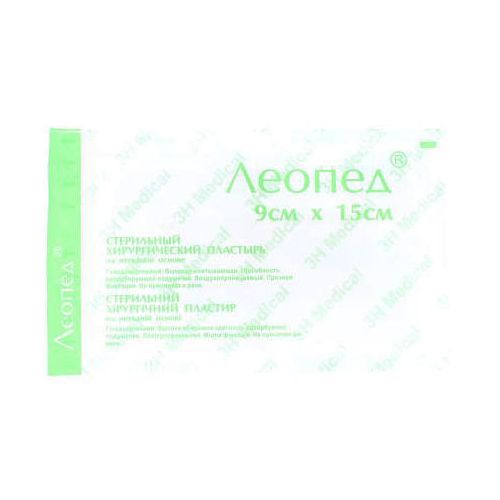 Пластырь Леопед стерильная повязка 9 см х 15 см №1 - фото №1 Пластырь Леопед стерильная повязка 9 см х 15 см №1