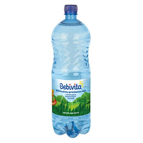 Вода дитяча Bebivita питна негазована 1,5 л - фото №1 Вода дитяча Bebivita питна негазована 1,5 л