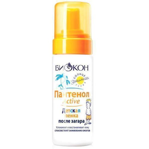 Пінка Біокон ПАНТЕНОЛ-active дитяча після загару 150 мл - фото №1 Пінка Біокон ПАНТЕНОЛ-active дитяча після загару 150 мл