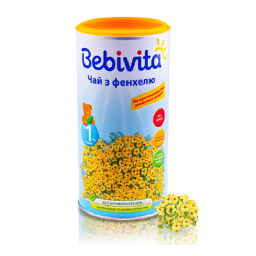 Чай Bebivita 1789 фенхель з народження 200 г - фото №1 Чай Bebivita 1789 фенхель з народження 200 г
