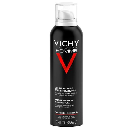Крем-гель для гоління Vichy (Віши) Homme для чутливої шкіри спрей 150 мл - фото №1 Крем-гель для гоління Vichy (Віши) Homme для чутливої шкіри спрей 150 мл