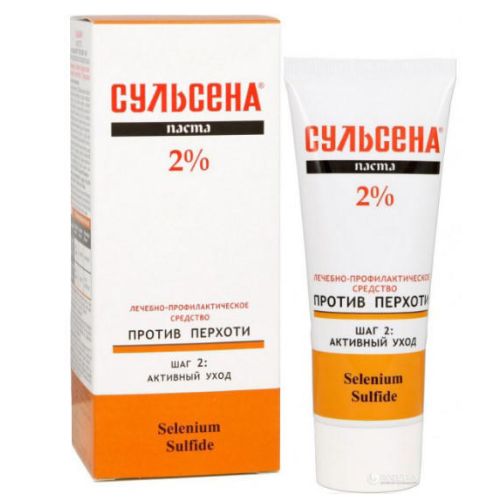 Паста Сульсена против перхоти 2% 75 г - фото №1 Паста Сульсена против перхоти 2% 75 г