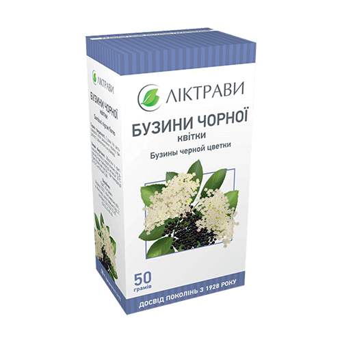 Бузини чорної квітки 50 г - фото №1 Бузини чорної квітки 50 г