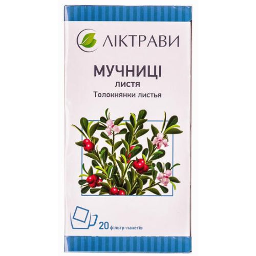 Мучниці (толокнянки) листя 40 г (20 по 2,0 г) - фото №1 Мучниці (толокнянки) листя 40 г (20 по 2,0 г)