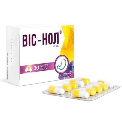 Вис-нол 120 мг капсулы №30 - фото №1 Вис-нол 120 мг капсулы №30