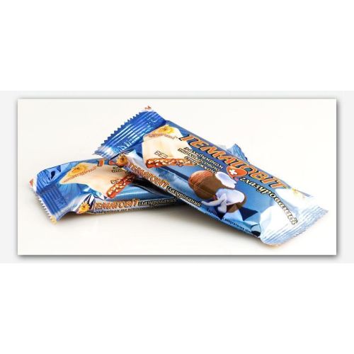 Гематовит в глазури с альбумином и кокосовой стружкой - фото №1 Гематовит в глазури с альбумином и кокосовой стружкой