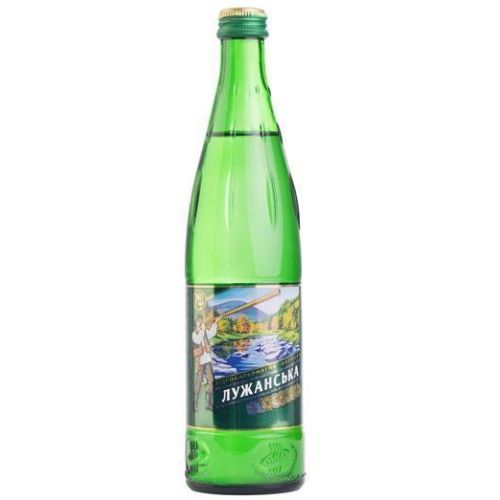 Минеральная вода Лужанская 0,5 л (стекло) - фото №1 Минеральная вода Лужанская 0,5 л (стекло)