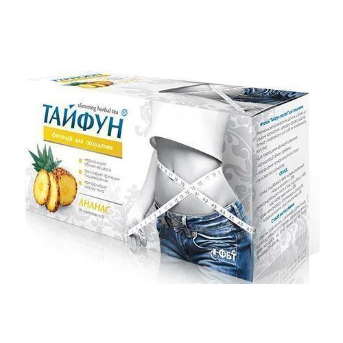 Фиточай для похудения Тайфун Ананас 2 г №30 - фото №1 Фиточай для похудения Тайфун Ананас 2 г №30