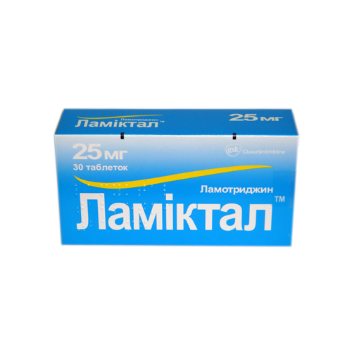 Ламиктал 25мг №30 таблетки - фото №1 Ламиктал 25мг №30 таблетки