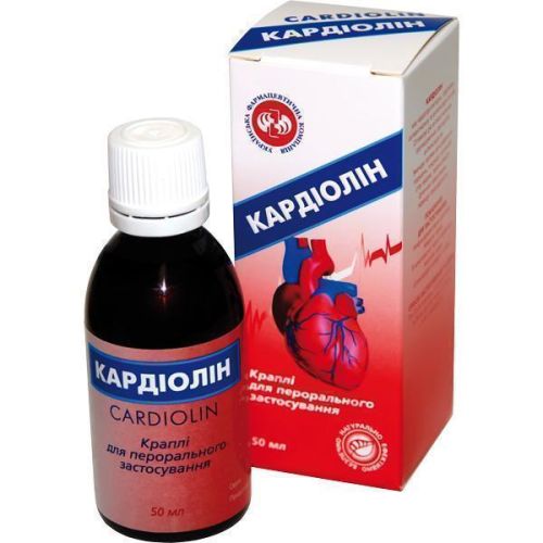 Кардиолин капли 50 мл - фото №1 Кардиолин капли 50 мл