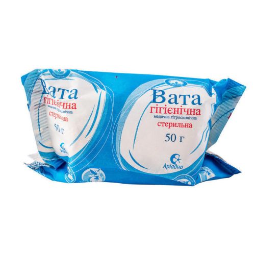 Вата нестерильная ролик 50 г - фото №1 Вата нестерильная ролик 50 г