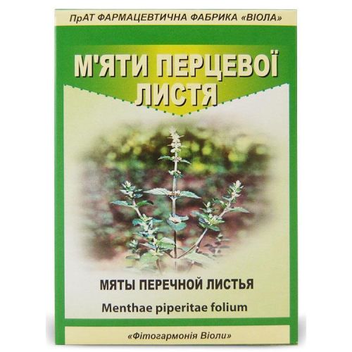 Мяты перечной листья 50 г - фото №1 Мяты перечной листья 50 г